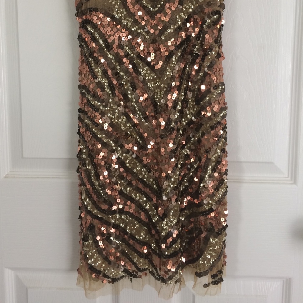 Sequin slip dress